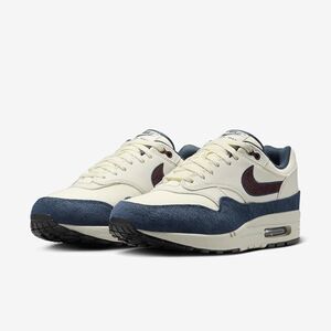 Nike Air Max 1. Coconut Milk Burgundy Crush Navy. SIZE 11 - FN6952-103